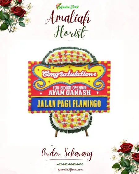 Sewa Papan Bunga Perak